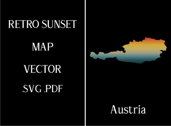 Austria Retro Sunset Map: A Designer's Real-World Review