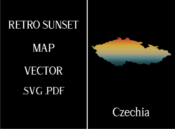Czechia Retro Sunset Map Review