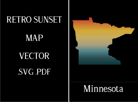 Minnesota Retro Sunset Map Review