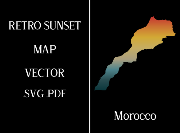 Morocco Retro Sunset Map: A Designer's Review