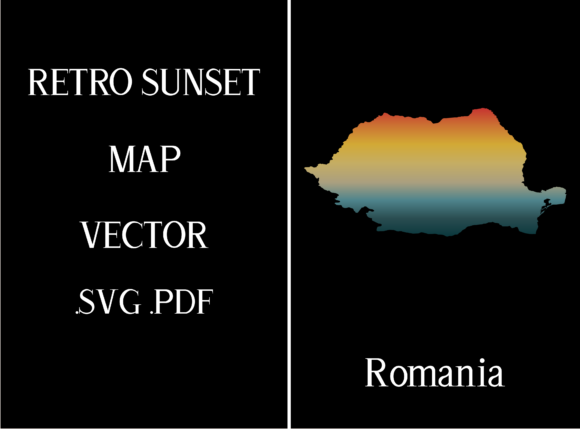 Romania Retro Sunset Map Embroidery Review